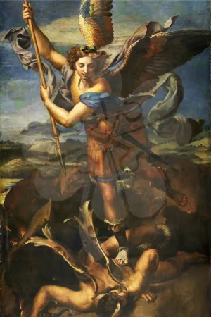 Character Unit Clover R10-009??St. Michael Overwhelming the Demon??1000 Pieces Jigsaw Puzzle