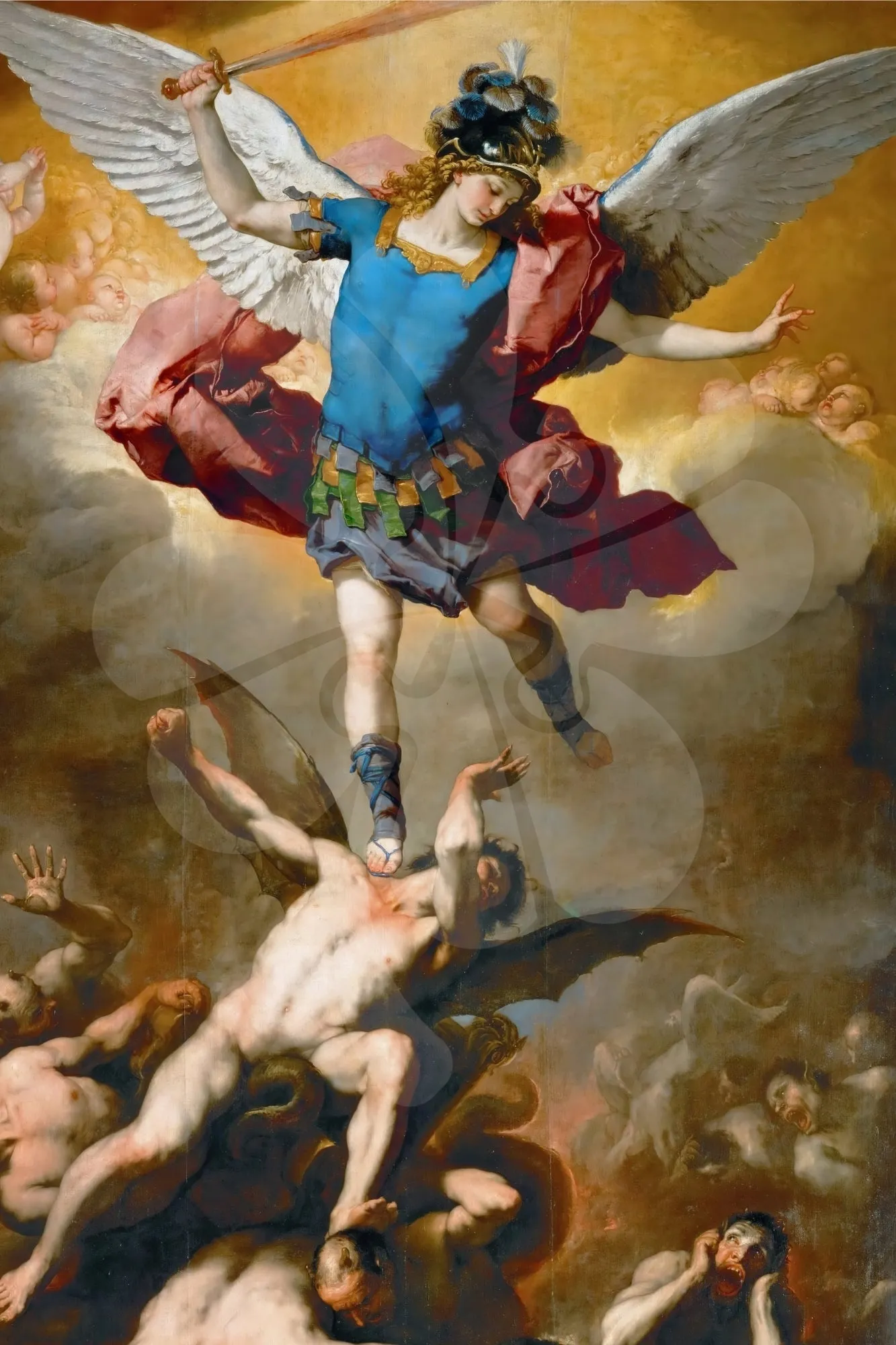 Asian Art Clover R10-010??The Fall of the Rebel Angels??1000 Pieces Jigsaw Puzzle