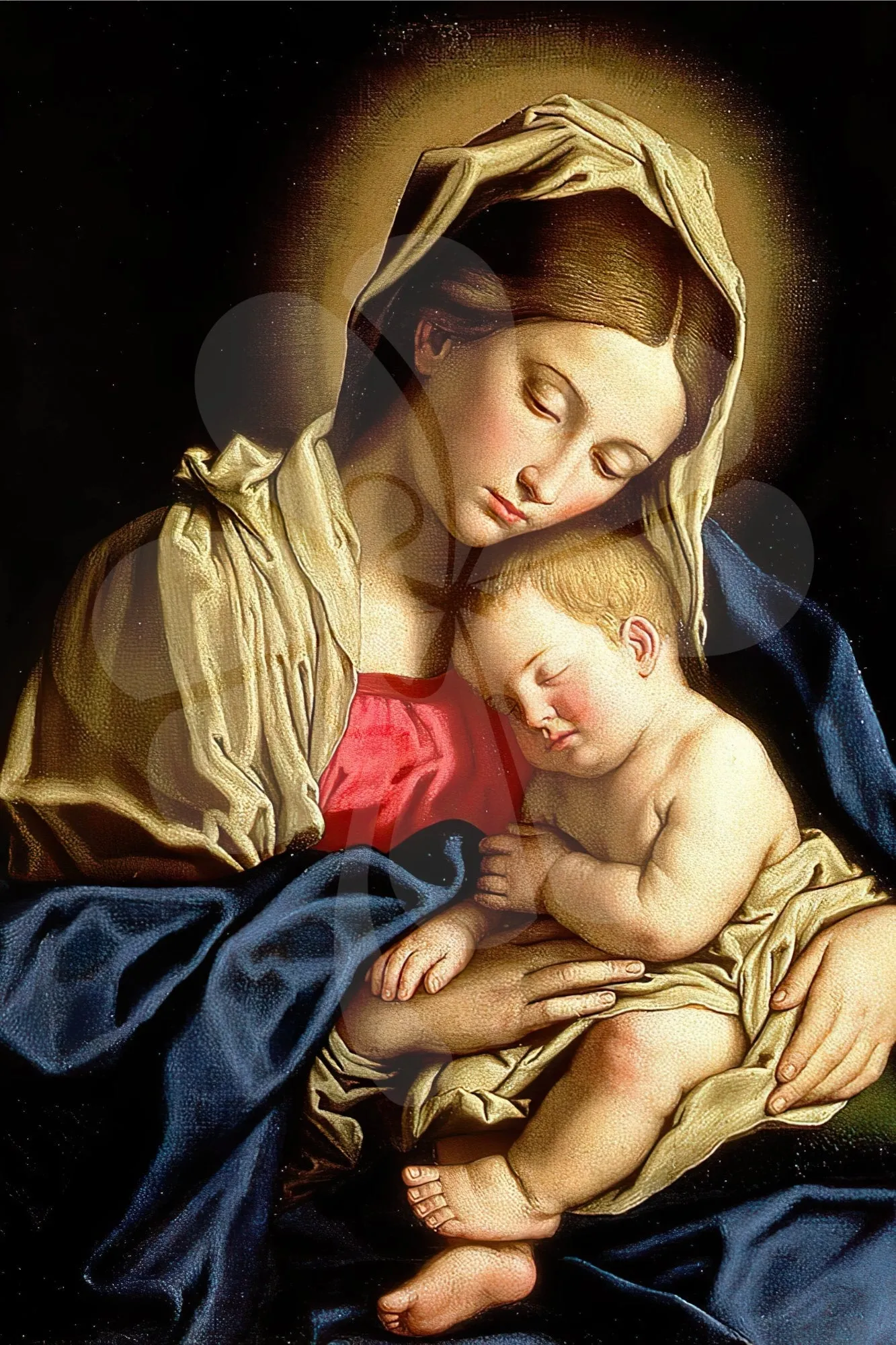 Antihero Model Clover R10-011??Madonna and Child??1000 Pieces Jigsaw Puzzle