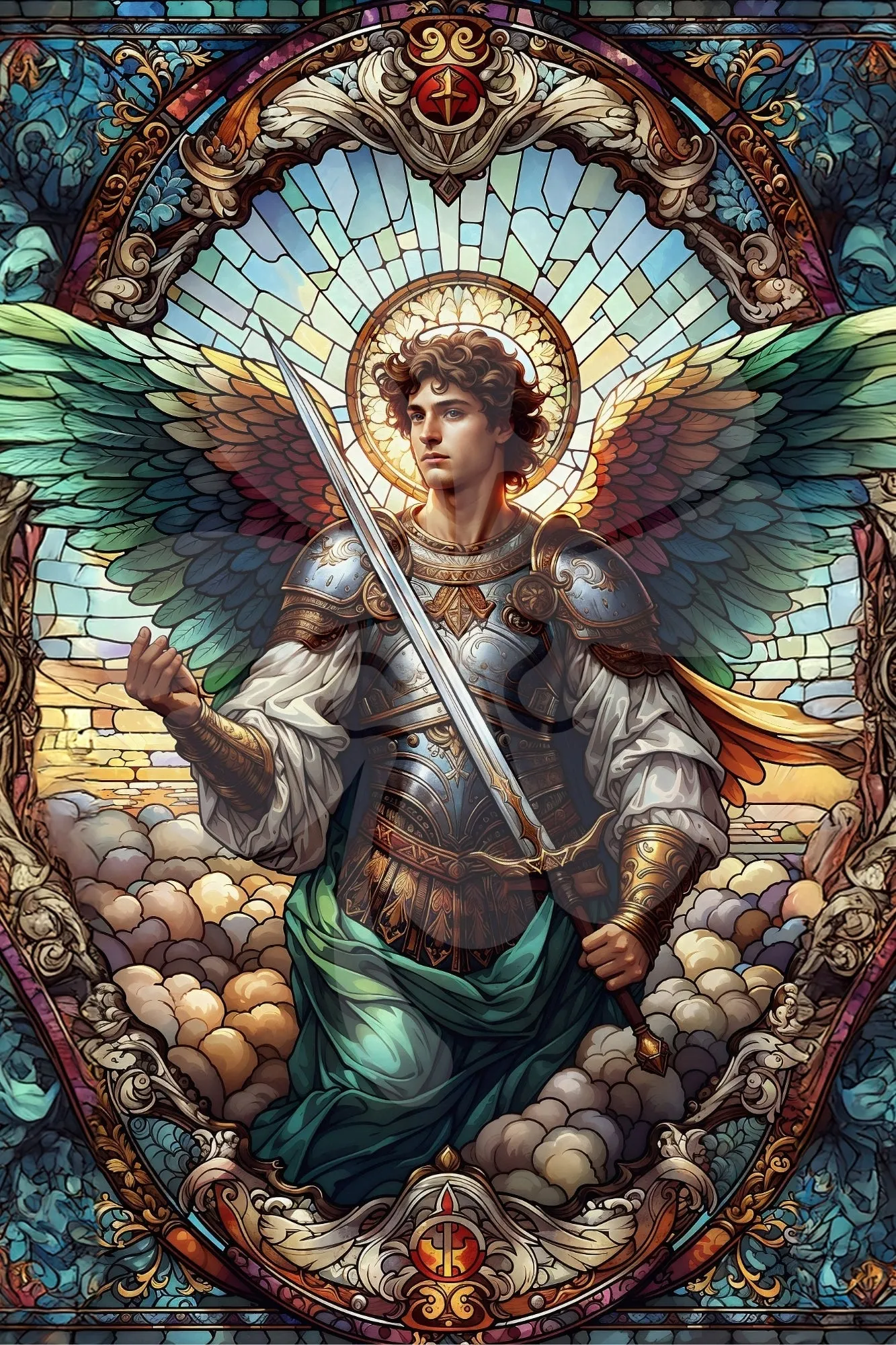 Fantasy Decor Gaming Model Clover R10-037??The Guardian??1000 Pieces Jigsaw Puzzle