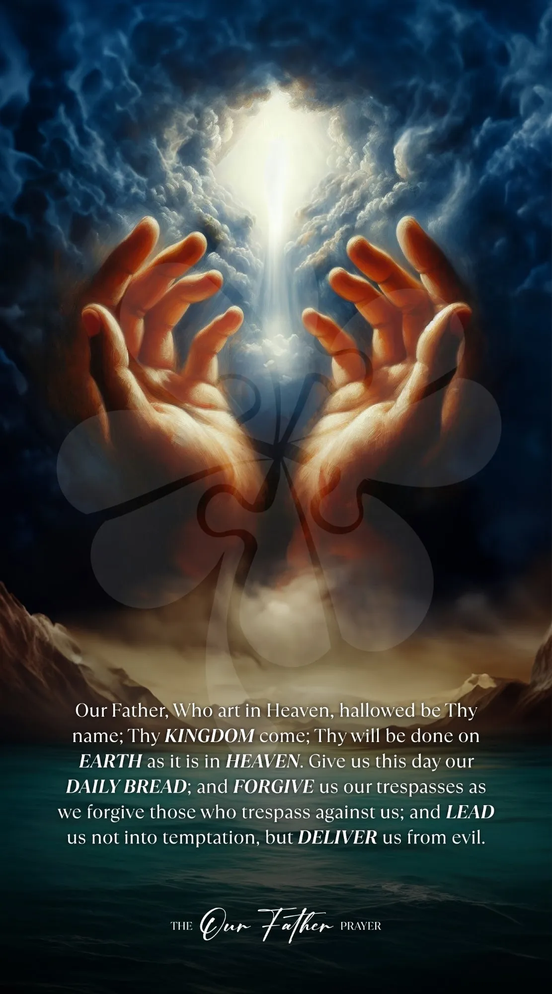 Fine Detail Clover R12-027??Our Father Prayer??1200 Pieces Jigsaw Puzzle