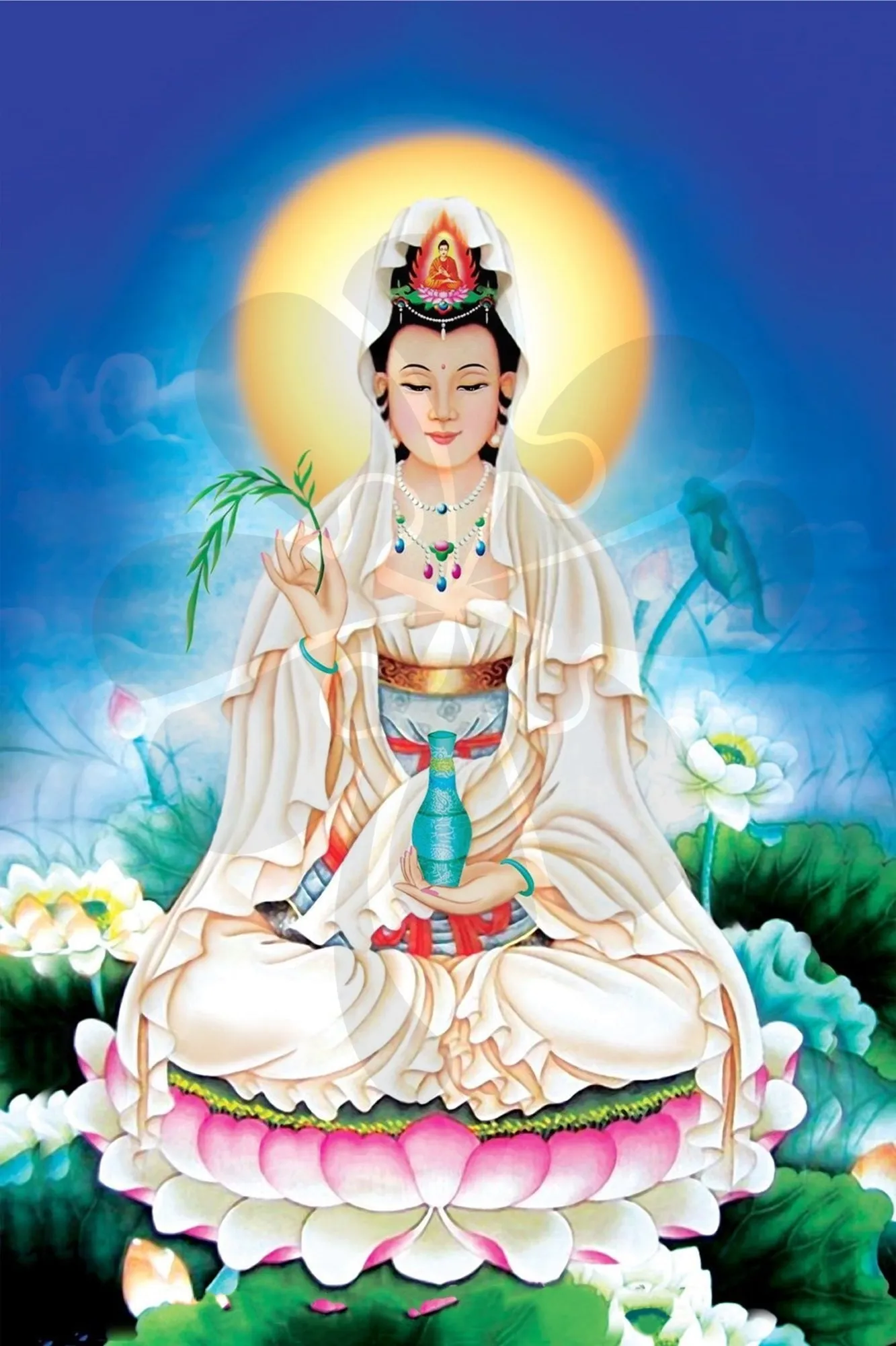 Clover T10-017??Merciful Guanyin??1000 Pieces Jigsaw Puzzle Holiday Ornament