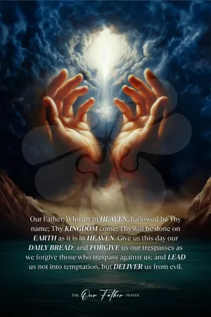 Clover R10-027??Our Father Prayer??1000 Pieces Jigsaw Puzzle People's Choice Action Showcase