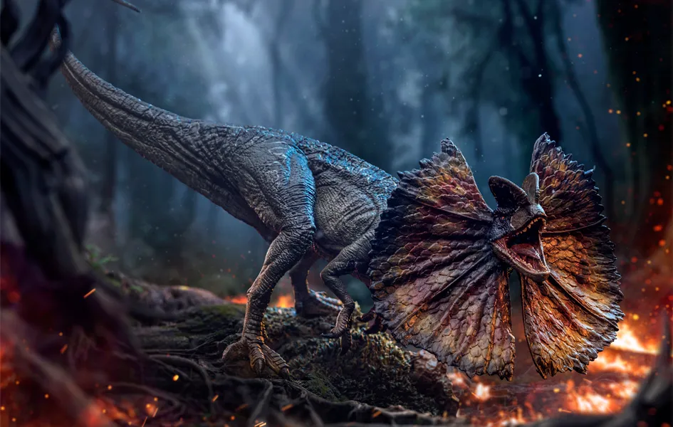 Jurassic World - Dilophosaurus Art Scale 1/10 Limited Merchandise