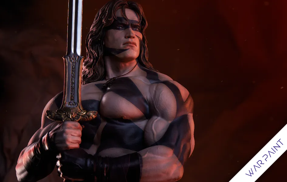 Conan the Barbarian (War Paint) 1/2 Scale Statue Community Pick