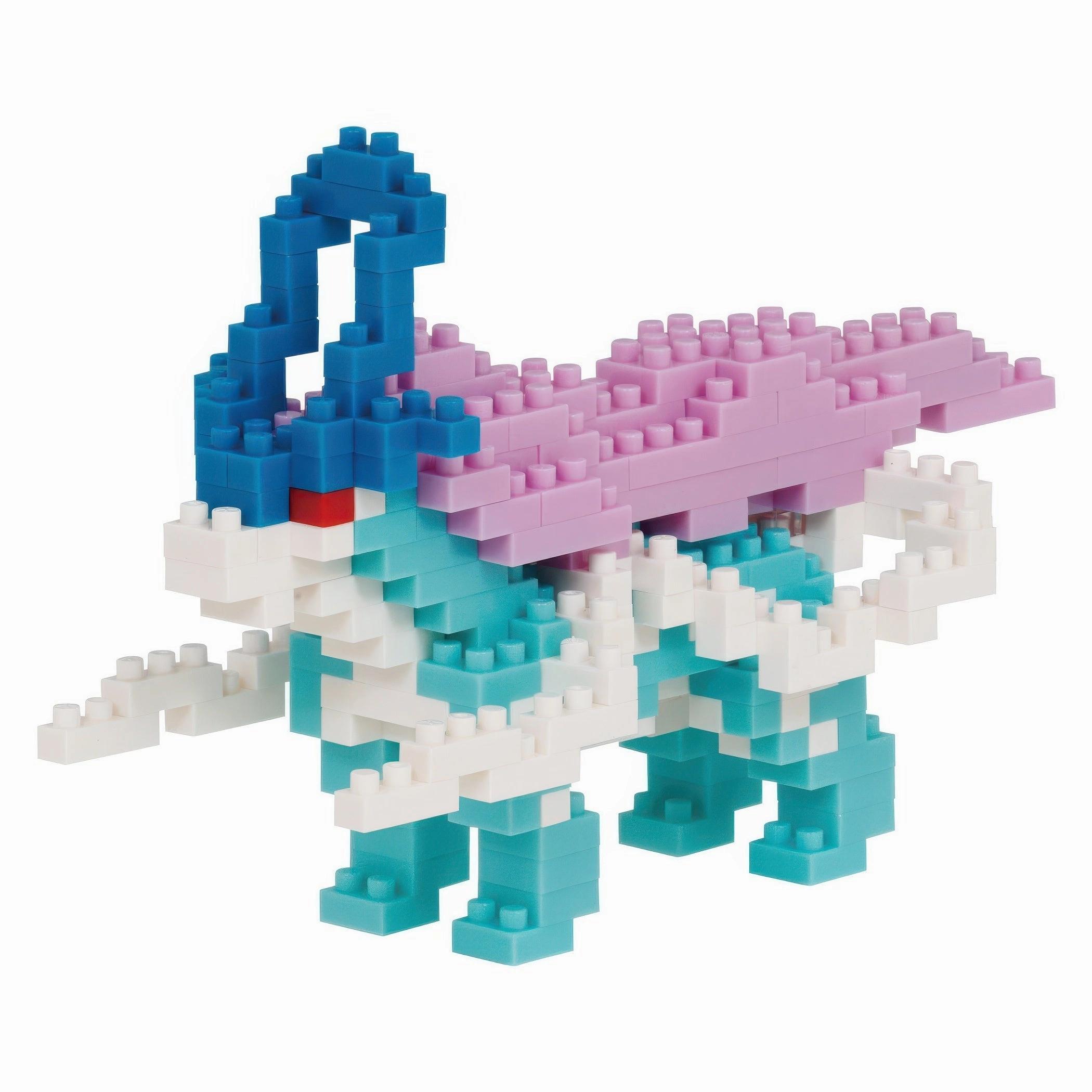 Kawada NBPM-091??Pokemon No.245 Suicune??220 Pieces Mini Block Anime Item Mythical Animal