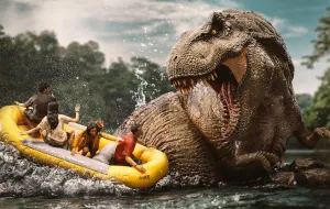 Jurassic World Rebirth - T-Rex River Scene Demi Art Scale 1/20 Chibi Hobby