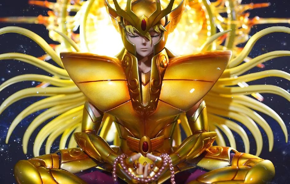 Saint Seiya - Gold Myth Cloth - Virgo Shaka Deluxe Version 1/4 Scale Statue Sports Player