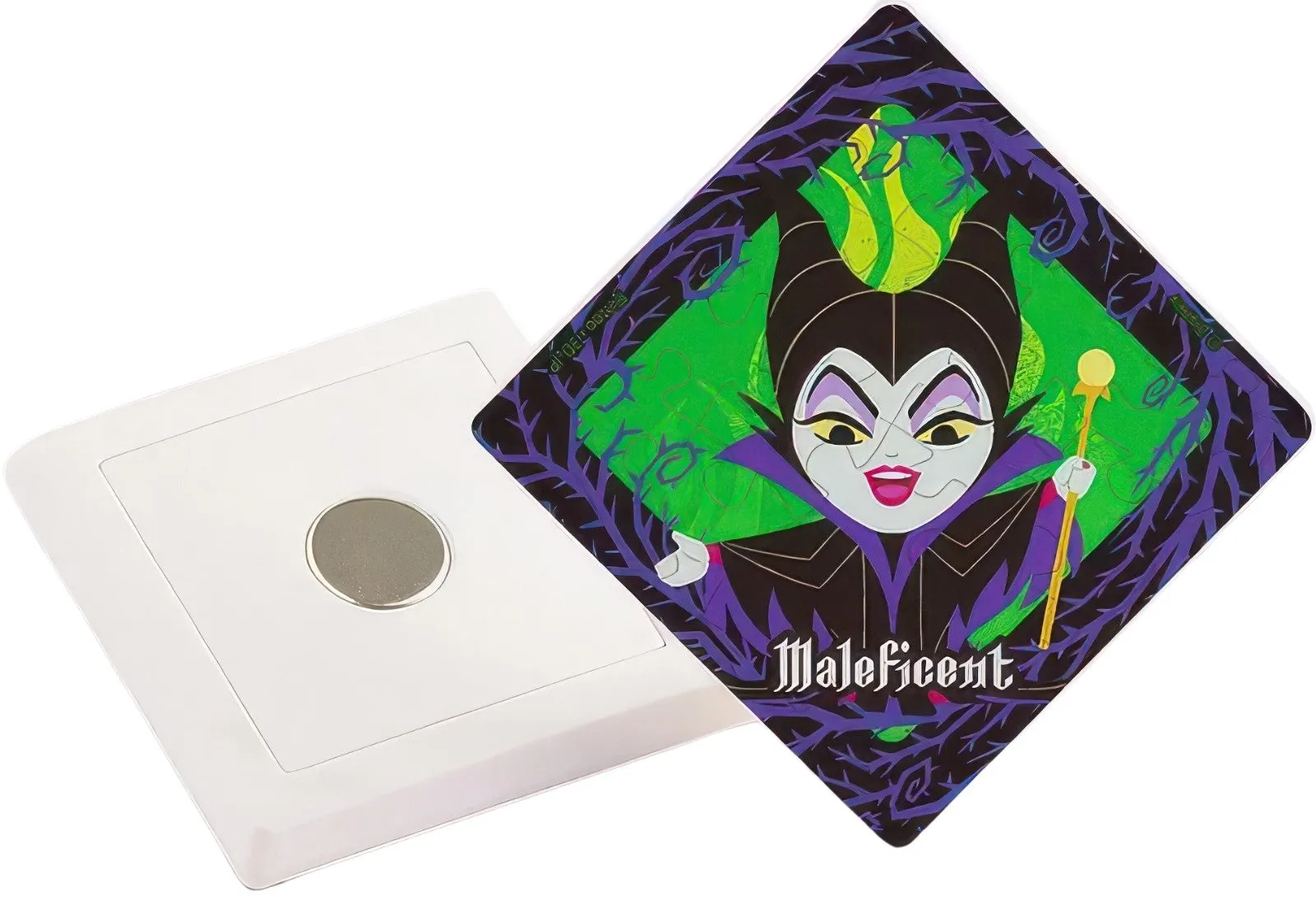 Veteran Designer Anime Hobby Pintoo D1232??Evil Queens - Maleficent??16 Pieces Magnet Puzzle