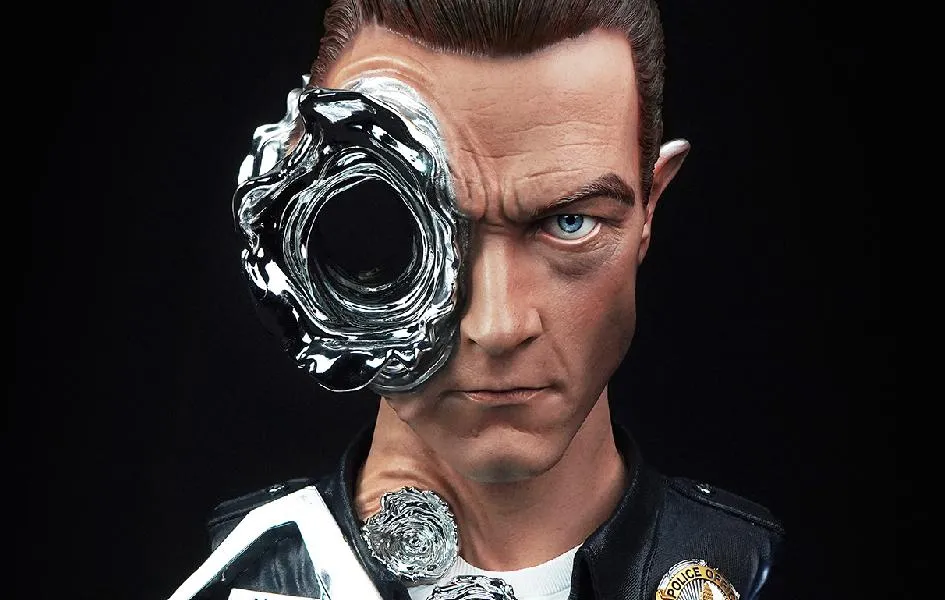 Terminator 2 - T-1000 1/1 Art Mask Regular Version Character Sculpture Hallway Display