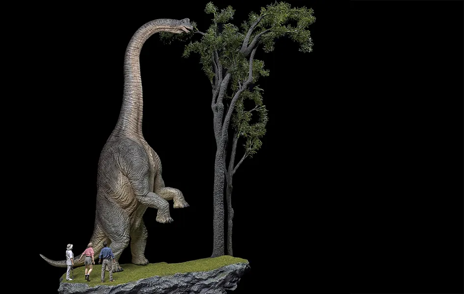 Window Sill Collectible Object Jurassic Park - Welcome to Jurassic Park (Special Ed.) Demi Art Scale 1/20