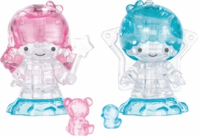 Vinyl Statue Miniature Piece Hanayama 07631??Crystal Gallery Little Twin Stars??41 Pieces 3D Puzzle