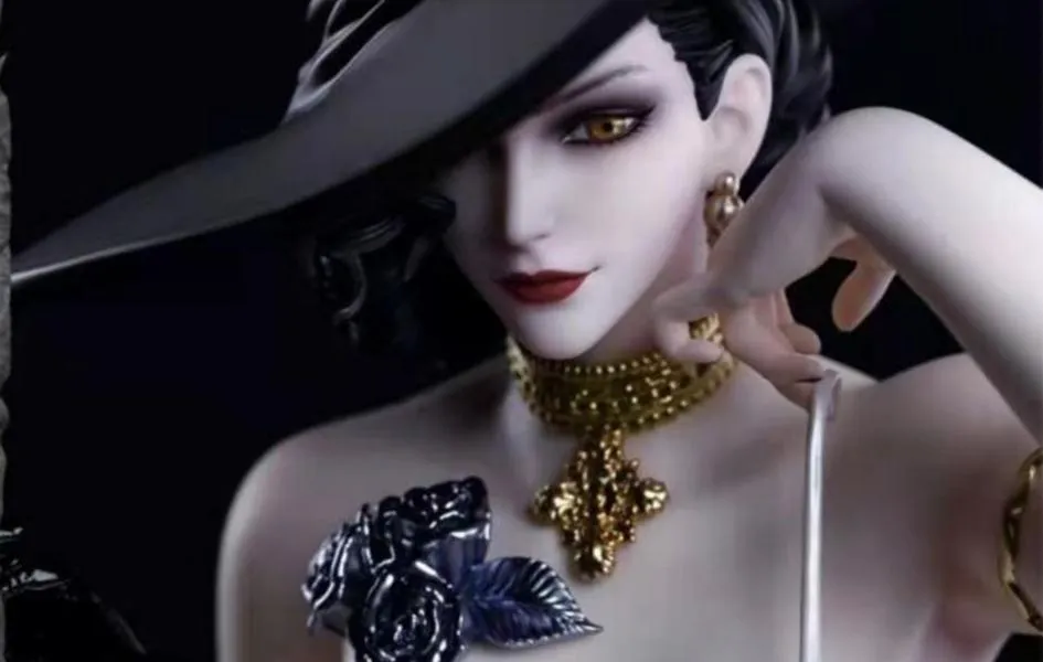 Competition Entry Gift For Her Vampire Lady Dimitrescu (WHITE) 1/4 Scale by Zang Pin x LC Studio