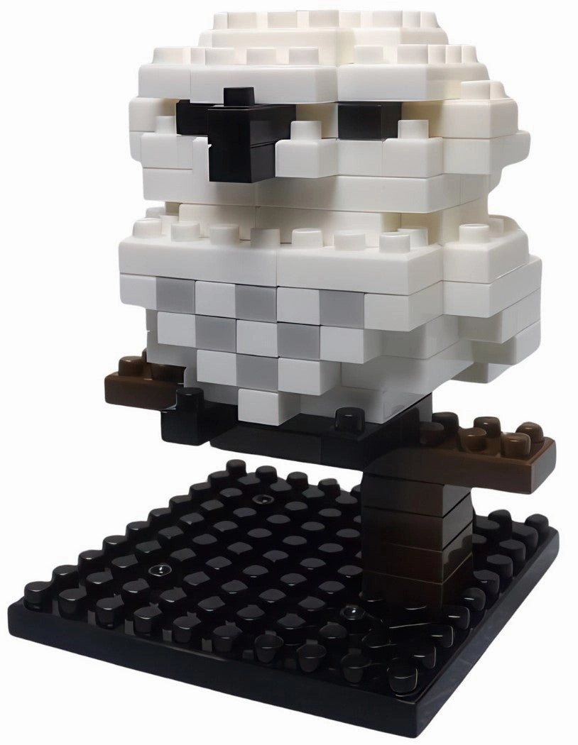 Daiso PB0009??Owl??99 Pieces Mini Block Valuable Collectible