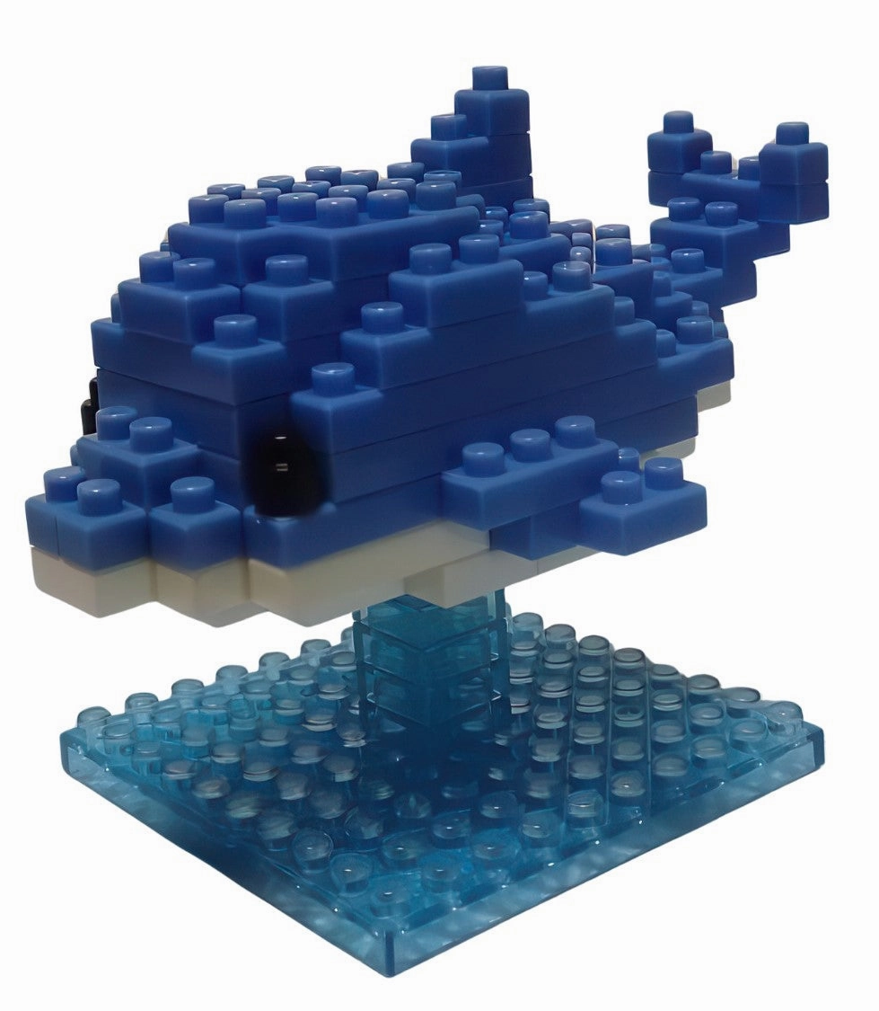Daiso PB0024??Dolphin??81 Pieces Mini Block YouTube Background