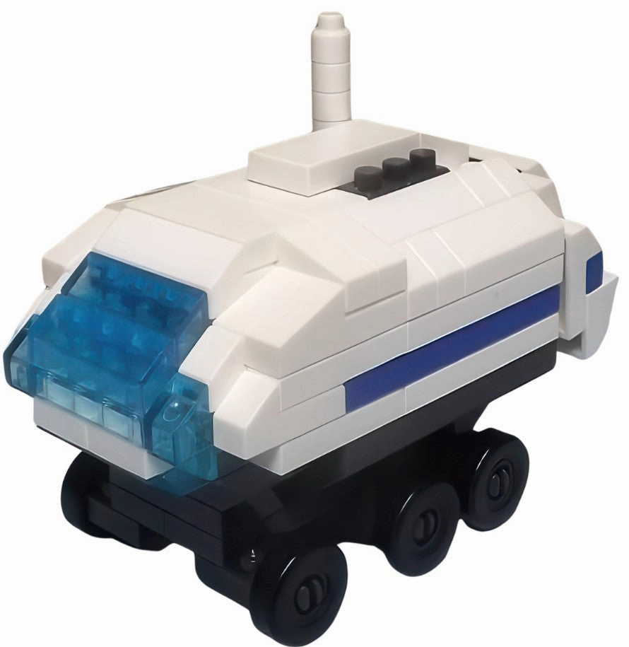 Daiso PB0076??Space Mission 4 Planet Rover??112 Pieces Mini Block promotional item Action Sculpture