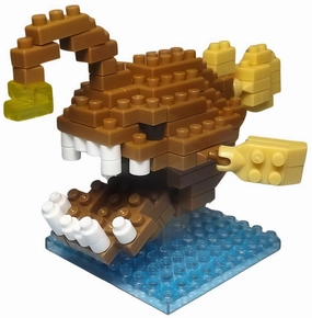 Coffee Table Sports Player Daiso PB0087??Anglerfish??112 Pieces Mini Block