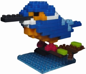 Daiso PB8355??Kingfisher??101 Pieces Mini Block Limited Edition