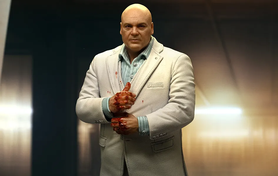 Daredevil: Born Again - Kingpin Art Scale 1/10 Cyborg Design Sports Player