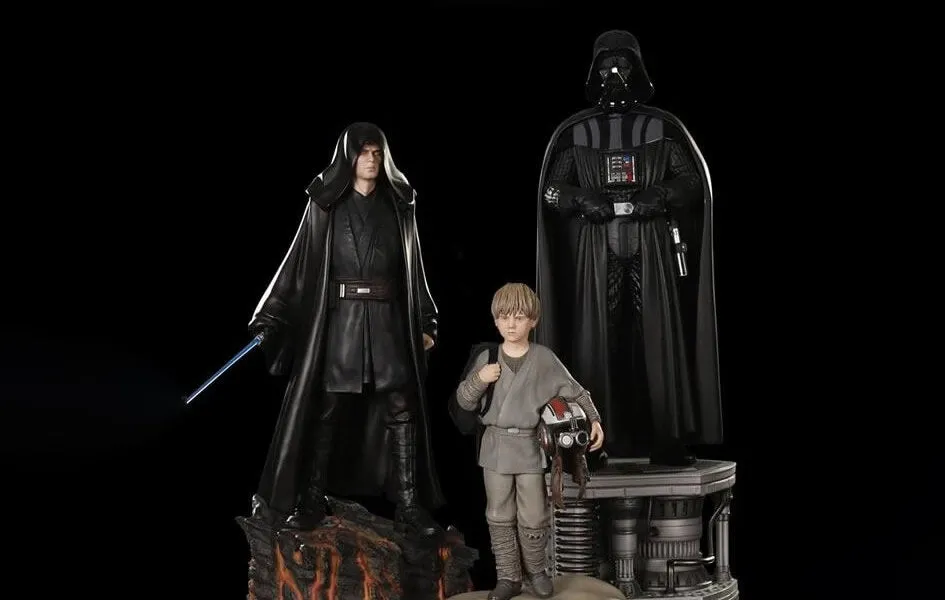 Desk Decor Collecting Community Darth Vader 1/4 Scale Premium Statue SET
