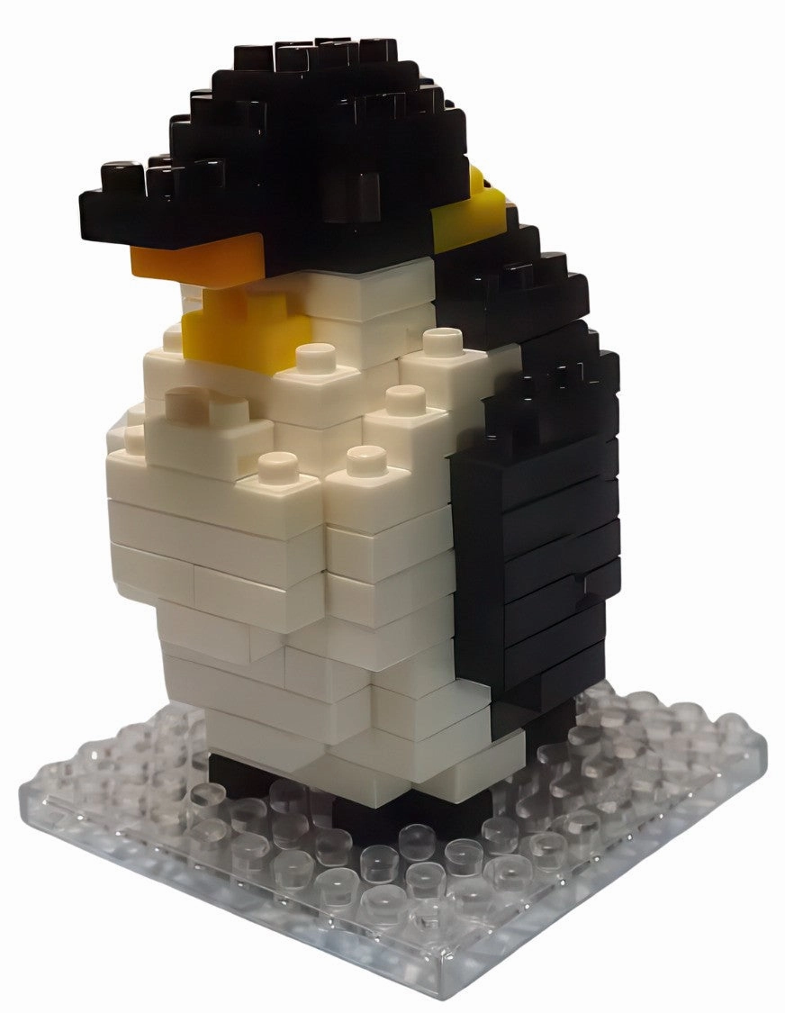 Collectible Statue Daiso PB0026??Parent Penguin??107 Pieces Mini Block