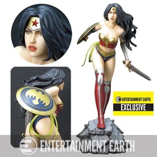 Fantasy Figure Gallery Wonder Woman EE Exclusive Statue (LUIS ROYO) DC Yamato Variant Cover Narrative Display