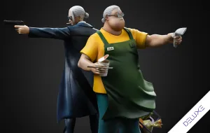 Living room Sakamoto Days - Taro Sakamoto Deluxe Art Scale 1/10