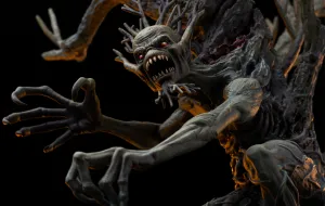 Landmark Replica Art Toy Iron Maiden - Fear of the Dark Eddie Art Scale 1/10