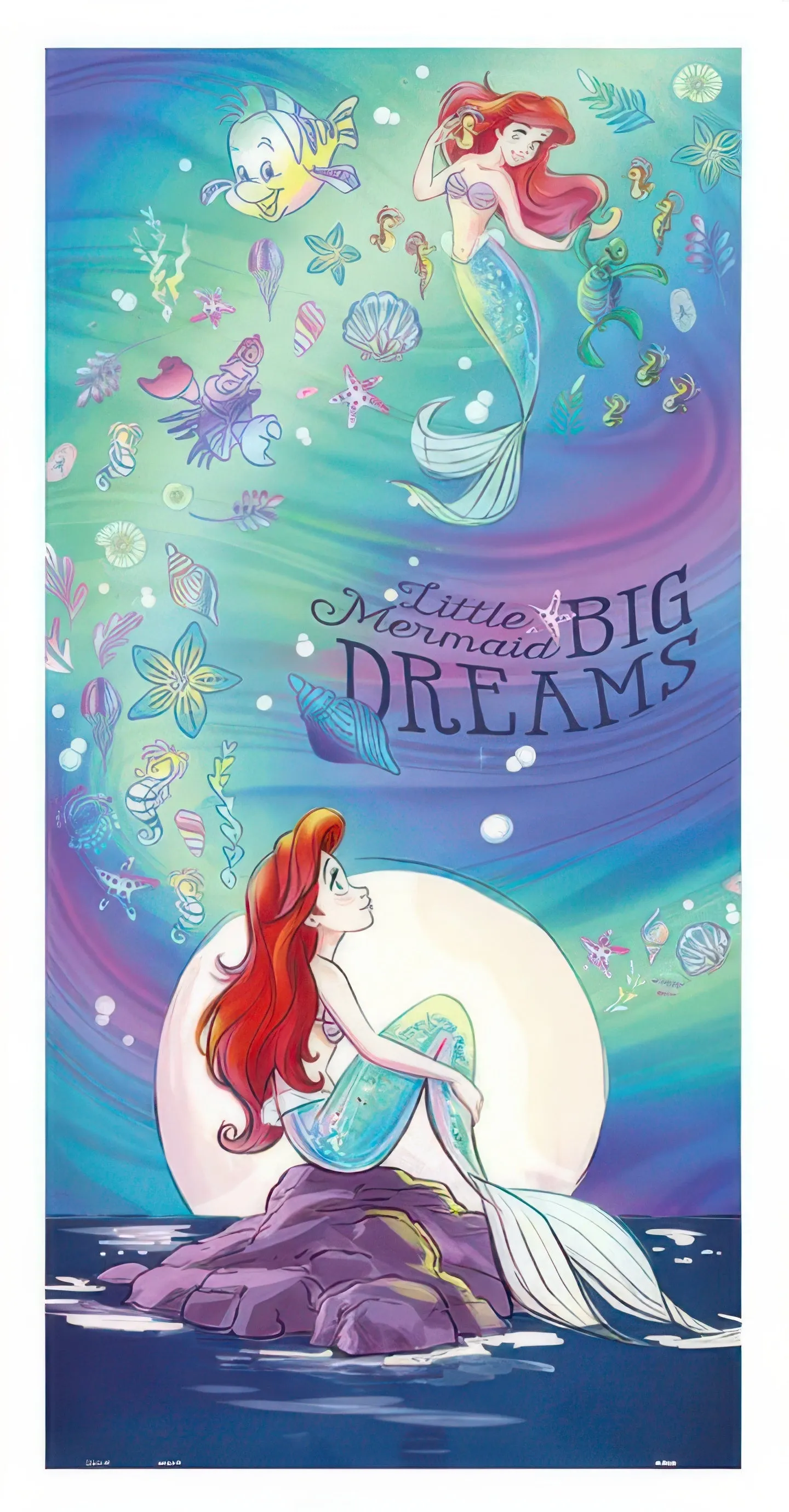 Steampunk Design Vinyl Article Pintoo H2186??The Little Mermaid - Glazed Moonlight??800 Pieces Jigsaw Puzzle