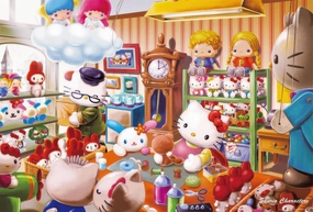 Beverly 31-404??Sanrio Toy Shop??1000 Pieces Jigsaw Puzzle Chrome Plated