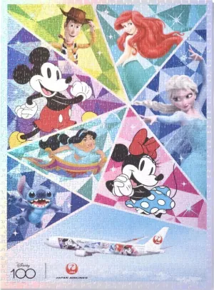 Disneyland DSJ10-12373??100 Years Dream Express??1000 Pieces Jigsaw Puzzle Collection Showcase Cute Figure