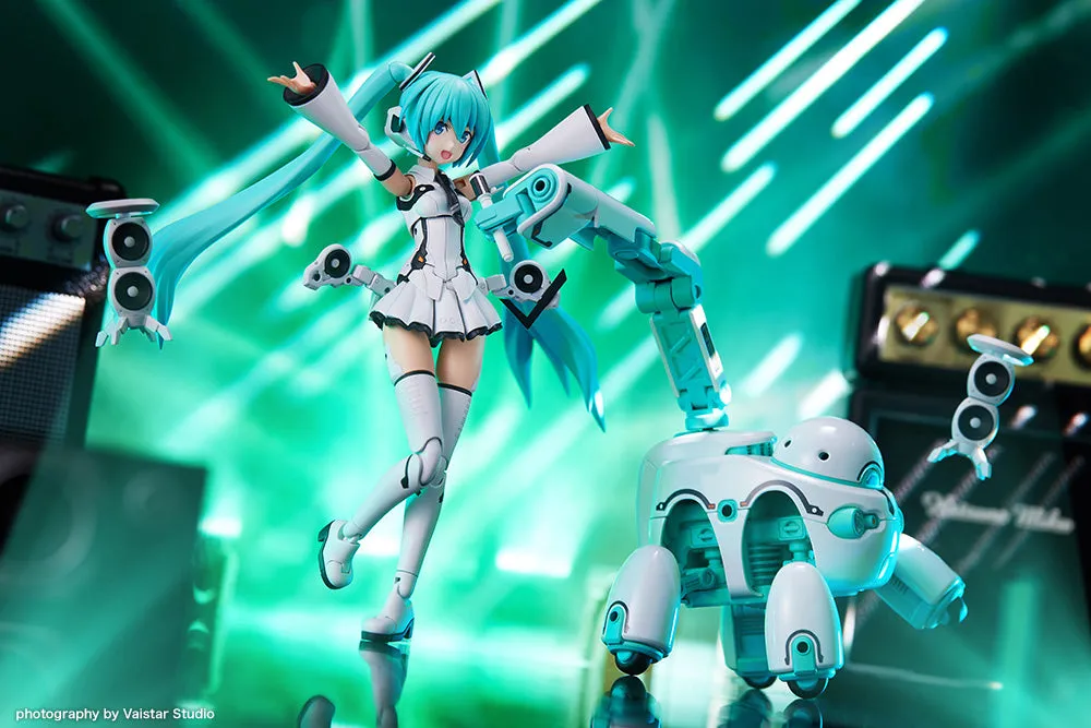 National Treasure Posable Model Frame Arms Girls Hatsune Miku [Maruttoys Ver.] & Tamotu [Miku Ver.]