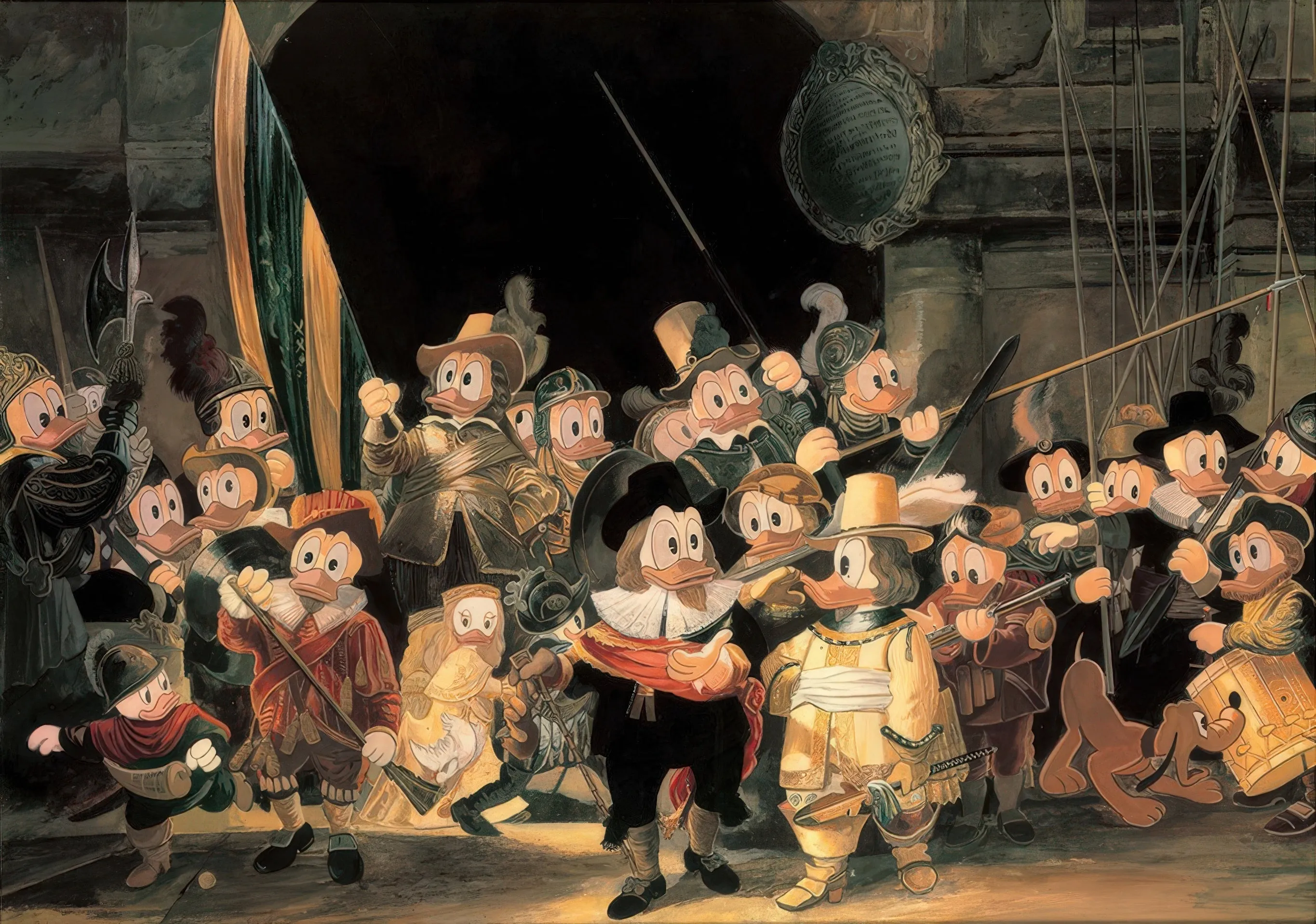 Donald Duck Shop 39706??The Duckwatch??1000 Pieces Jigsaw Puzzle Action Goods