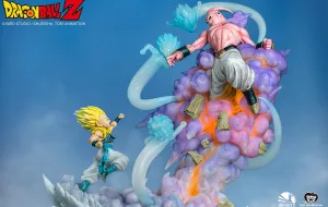 Serious Investor Staircase Decor Dragon Ball Z Gotenks vs Majin Buu 1/6 Statue