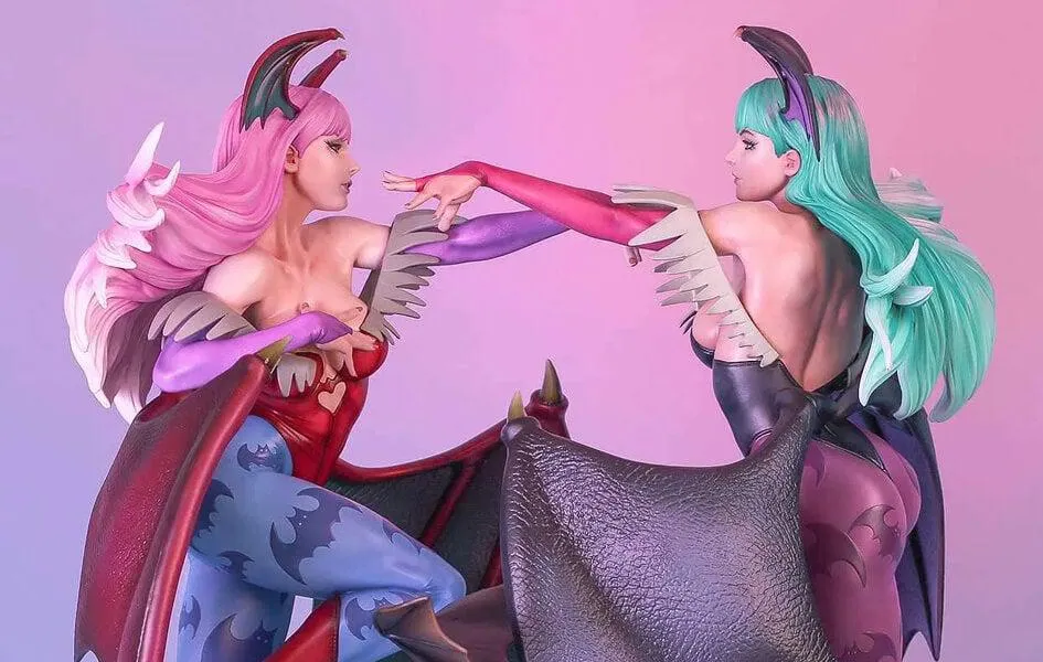 Art Creation Morrigan 1/4 Scale Statue ULTIMATE Edition COLLECTOR SET
