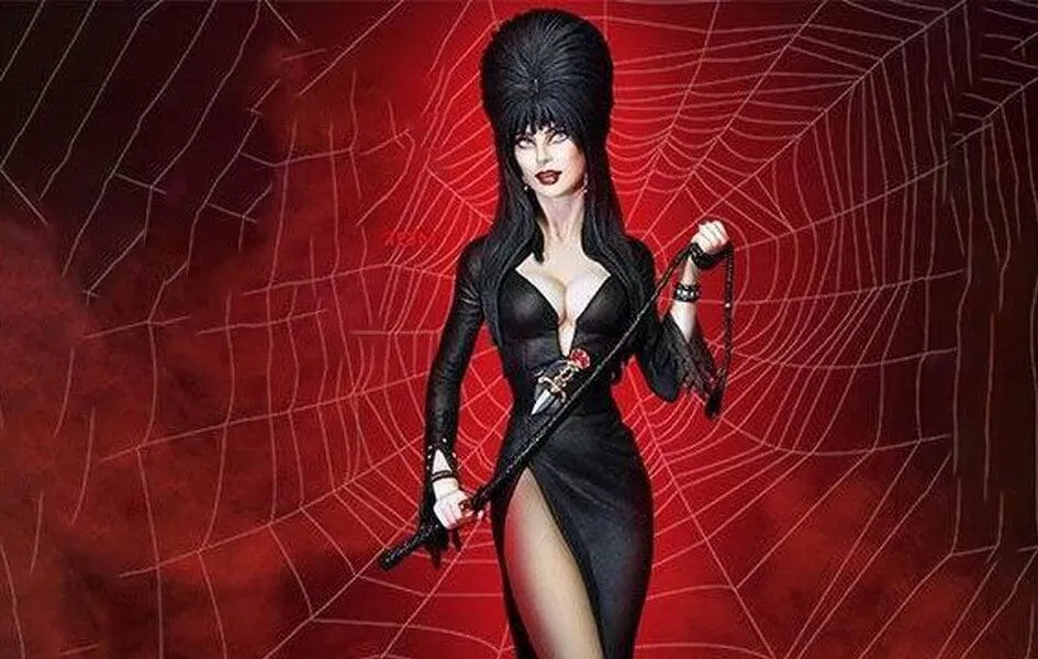 Elvira Mistress Of The Dark Maquette 1/6 Scale Statue by Tweeterhead Posable Model