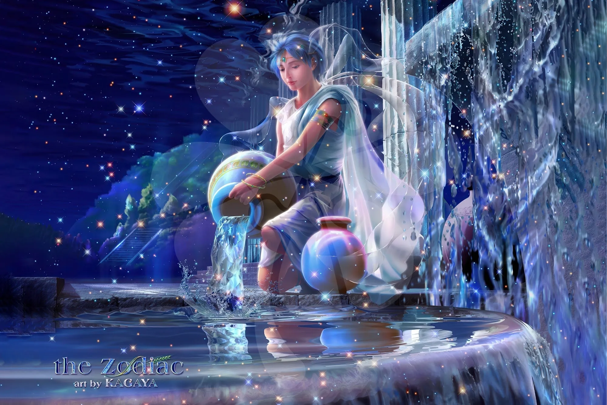 Fantasy Collection Clover Z10-001??Aquarius??1000 Pieces Jigsaw Puzzle