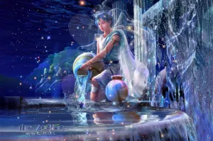 Fantasy Collection Clover Z10-001??Aquarius??1000 Pieces Jigsaw Puzzle