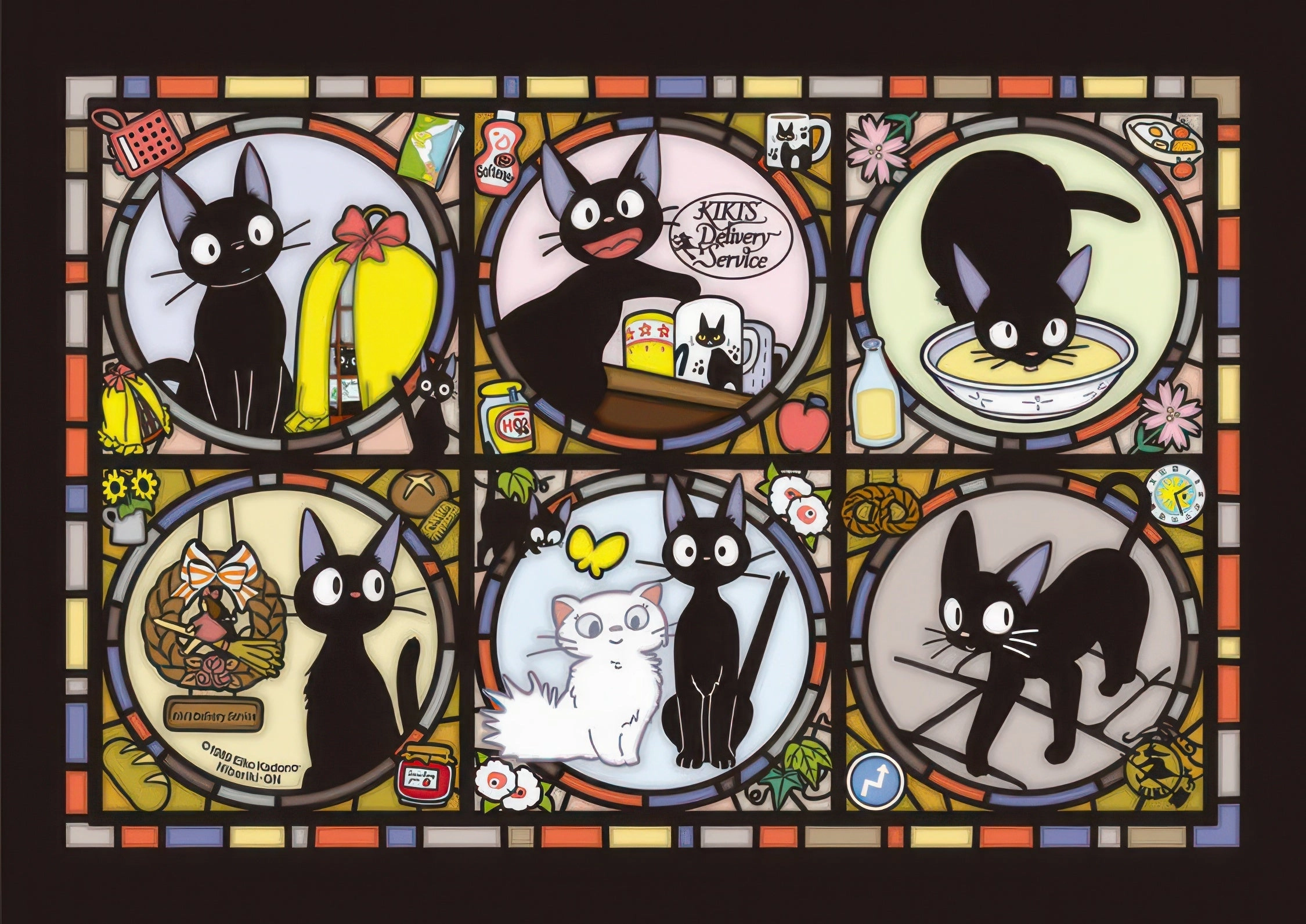Limited Hobby Ensky 208-AC02??Jiji's City News??208 Pieces Jigsaw Puzzle