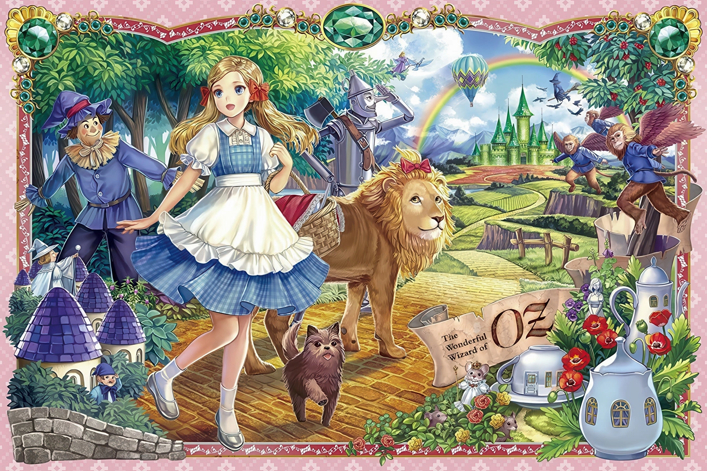 Movie Statue 3D printed Epoch 11-522??Tale of The Wizard of Oz??1000 Pieces Jigsaw Puzzle