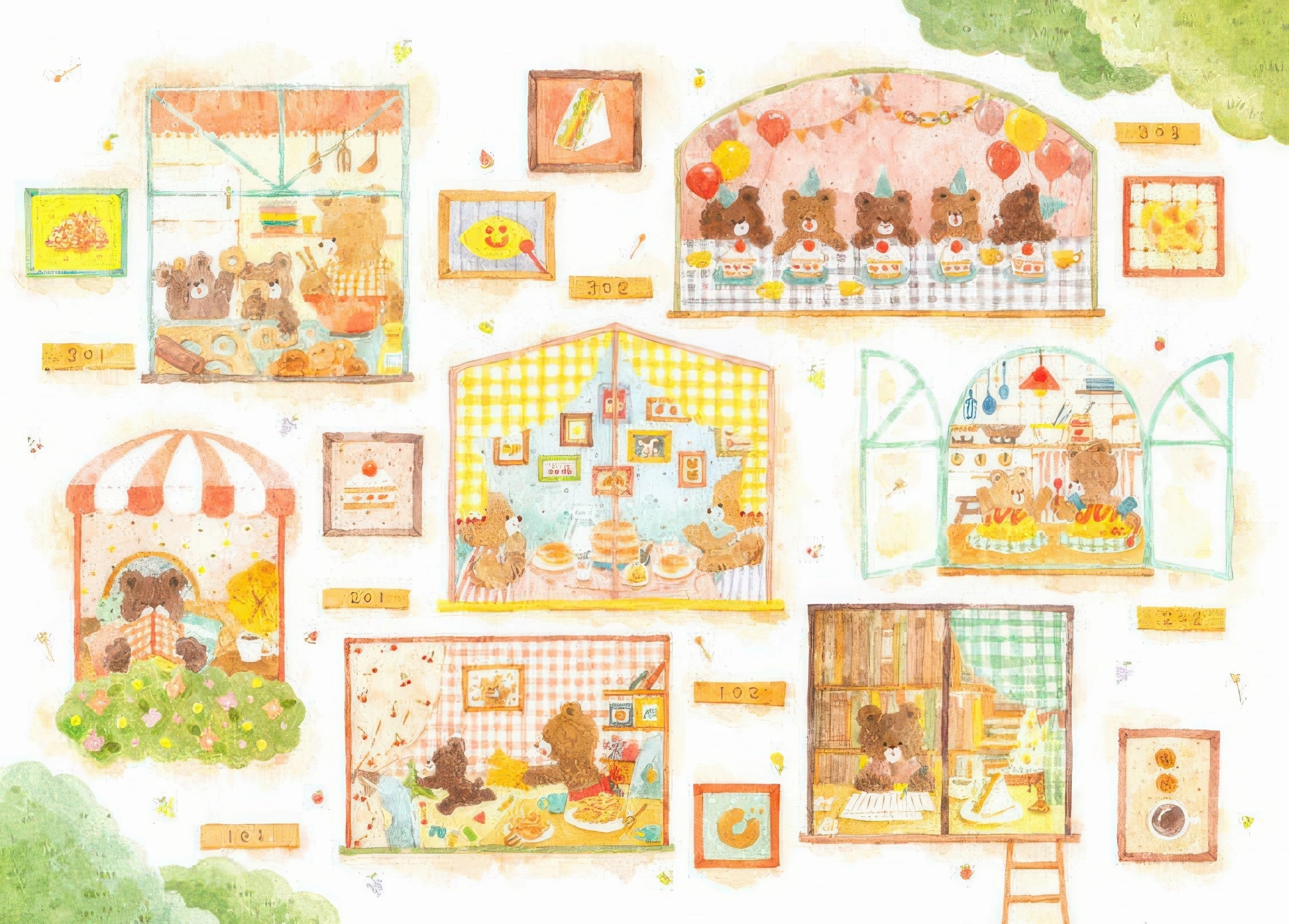 Hobby Collectible Epoch 79-302??Delicious Apartment??500 Pieces Jigsaw Puzzle