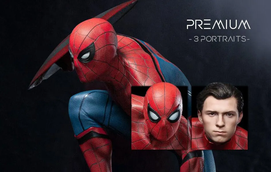 Paper Model Spider-Man Civil War Premium Statue