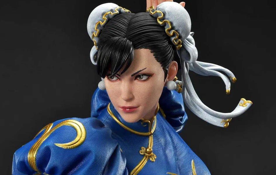 Street Fighter V Chun-Li Bonus Version 3D printed Rococo Sculpture