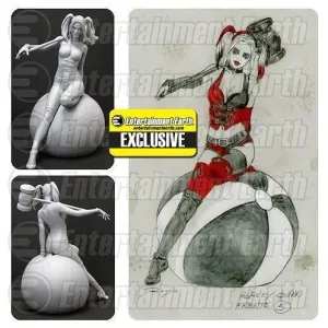 Chibi Showcase City Memento Fantasy Figure Gallery: HARLEY QUINN Statue Entertainment Earth Exclusive (LUIS ROYO)
