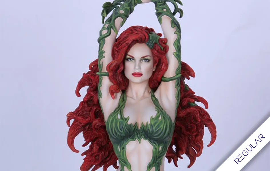 Bookshelf Accent Superhero Art Fantasy Figure Gallery POISON IVY Statue (LUIS ROYO) DC Yamato