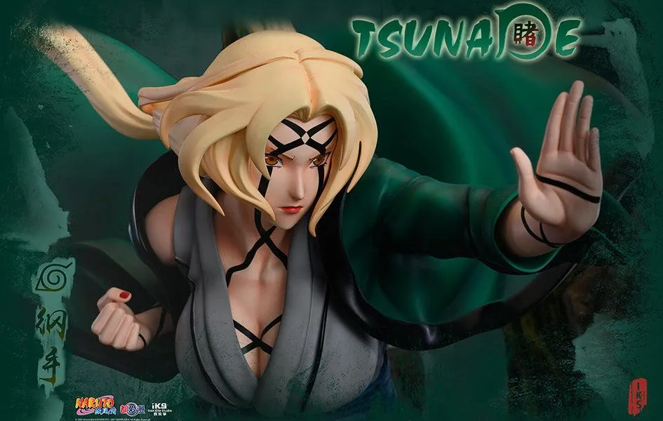 Naruto: Tsunade 1/4 Scale Premium Statue Folk Art Themed Background