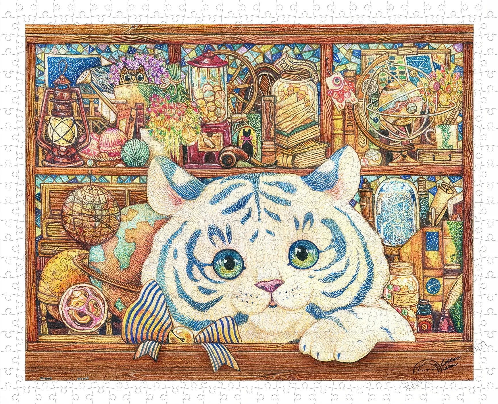 Anime Sculpture Premium Figure Pintoo H3082??Cotton Lion - Gift from Little White Tiger??500 Pieces Jigsaw Puzzle