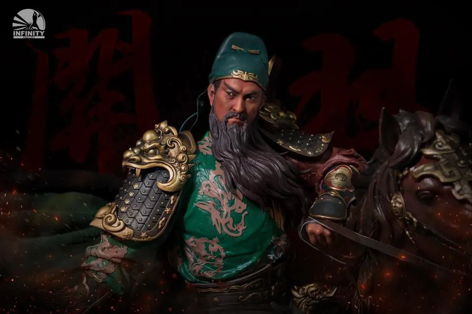 Vinyl Showcase Articulated Model Five Tiger Generals Guan Yu Elite 1/4 Statue