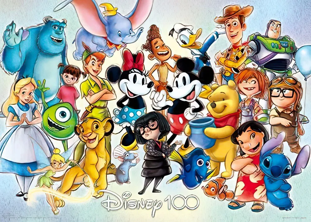 Fan Convention Hundred Pictures HPD0520-168??Disney (Disney 100th Celebration) Classic Illustrations??520 Pieces Jigsaw Puzzle