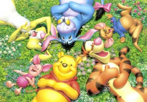 Tenyo D-1000-370??Hill of Happiness??1000 Pieces Jigsaw Puzzle Character Creation